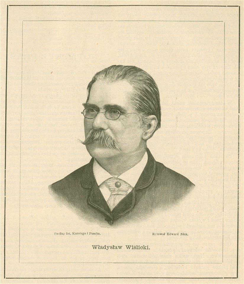 Władysław Wiślicki Podług fot. Karolego i Puscha Rytował Edward Nicz (77940)