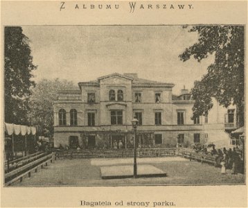 Z albumu Warszawy - Bagatela od strony parku (59949)