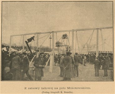 Z zabawy ludowej na polu Mokotowskiem - Podług fotografii K. Brandla (59916)