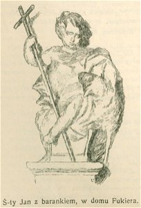 Święty Jan z barankiem w domu Fukiera (76379). Free illustration for personal and commercial use.
