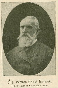 Ś. p. mecenas Henryk Krajewski zm. d. 19 czerwca r. b. w Warszawie (79425)