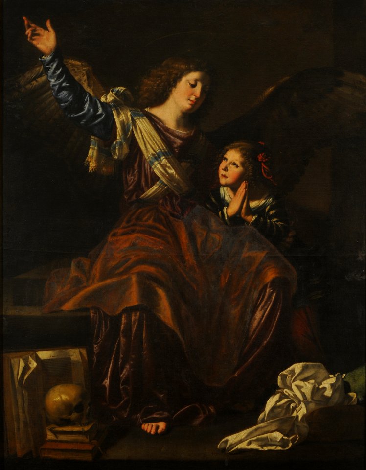 Ángel guardián - Bartolomeo Cavarozzi