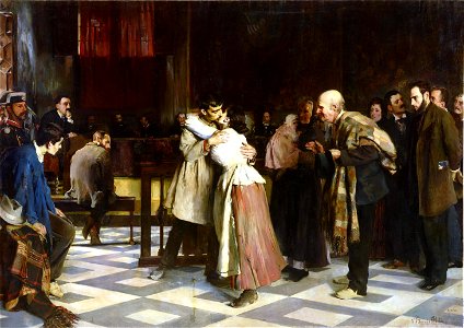 ¡Absuelto!, de Vicente Borrás y Abellá (Museo del Prado)