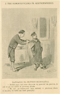 Zawiązek na złotego młodzieńca Z teki humorystycznej Fr. Kostrzewskiego (79323)