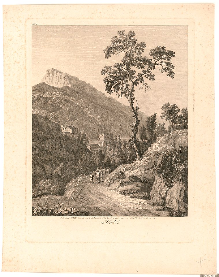 À Vietri - suite de IV vuës dessineés dans le Roïaume de Naples et graveés par Ja. Ph. Hackert à Rome 1779. LCCN2013645238