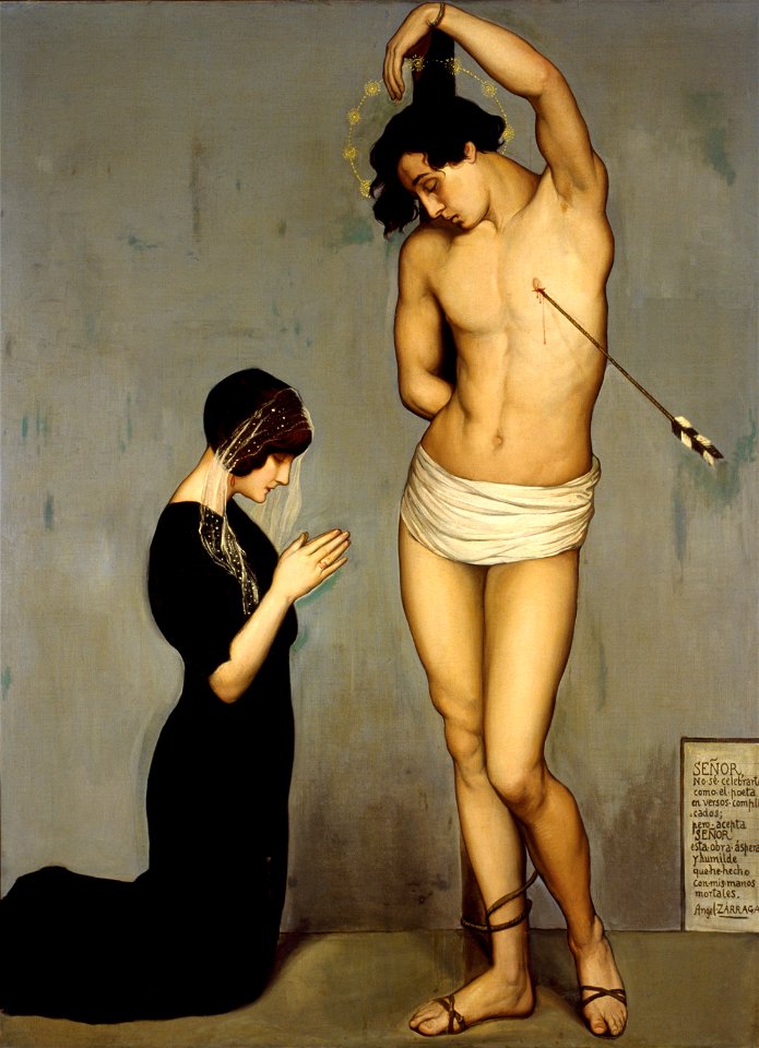Ángel Zárraga - Votive Offering (Saint Sebastian) - Google Art Project