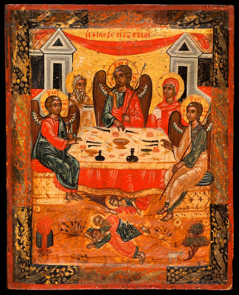École de (École grecque) Grèce - L'hospitalité et le sacrifice d'Abraham - PPP4886 - Musée des Beaux-Arts de la ville de Paris
