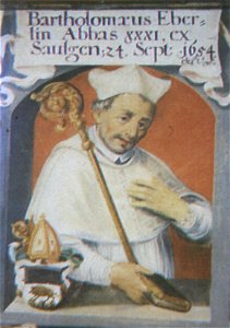 Äbtetafel Weißenau 04 Nr03 Bartholomäus Eberlin