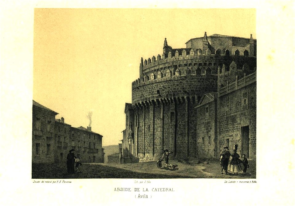 Ábside de la Catedral de Ávila (1865) - Parcerisa, F. J.