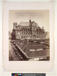 Édouard Baldus, St. Eustache, Paris - NYPL Digital Collections