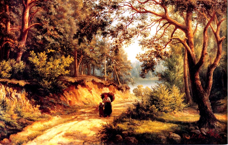 Åberg, Saksalainen maisema
