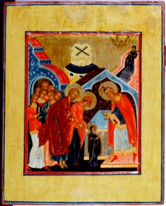 École de (École de Palekh) Palekh - Présentation de la Vierge au Temple - PPP4923 - Musée des Beaux-Arts de la ville de Paris