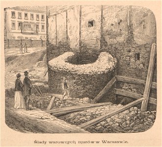 Ślady warownych murów w Warszawie (82173)