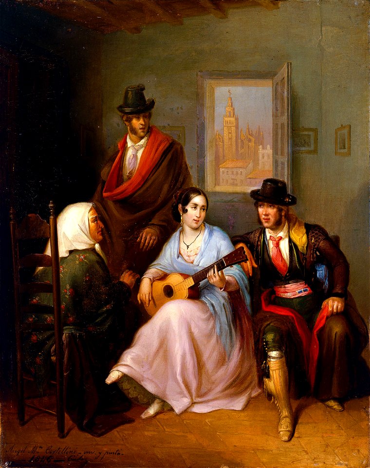 Ángel María Cortellini The Young Girl Andalusian Folk Song