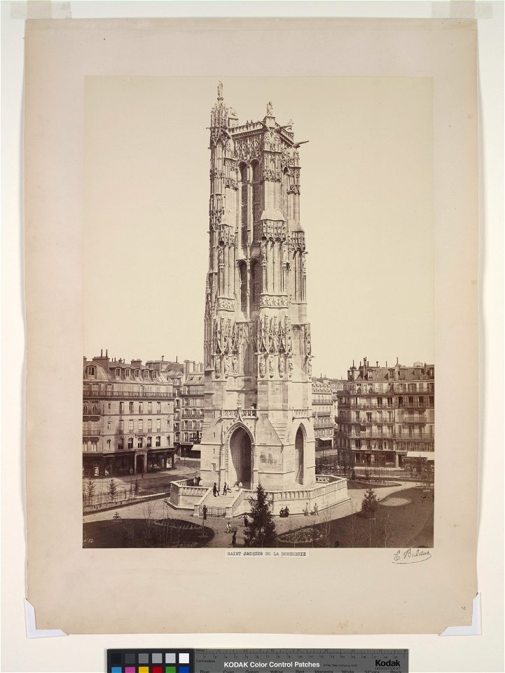 Édouard Baldus, Tour Saint-Jacques - NYPL Digital Collections