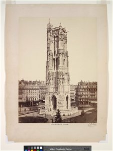 Édouard Baldus, Tour Saint-Jacques - NYPL Digital Collections