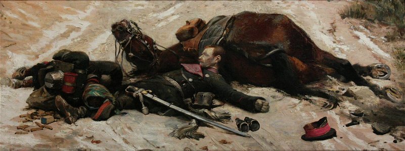 Édouard Detaille - Un mobile tué