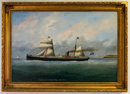 Édouard Adam,lastångfartyget Stockholm 1878, Sjöhistoriska museet S 6297