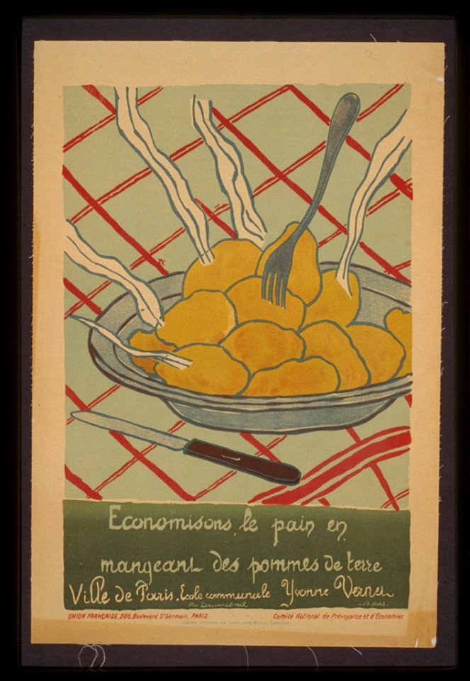 Économisons le pain en mangeant des pommes de terre - Yvonne Vernet. LCCN99613522
