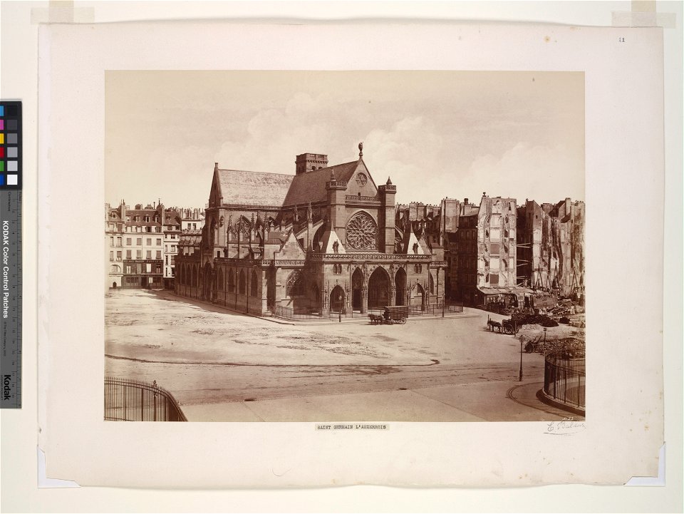 Édouard Baldus, Saint Germain l'Auxerrois - NYPL Digital Collections