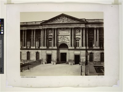 Édouard Baldus, La Colonnade du Louvre - NYPL Digital Collections