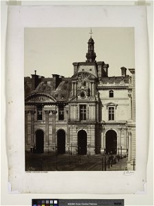 Édouard Baldus, Louvre - Pavillon de Rohan - NYPL Digital Collections