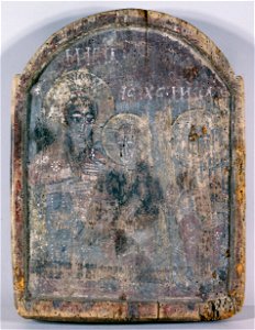 École (École copte) Copte - Vierge à l'Enfant avec un saint - PPP4864 - Musée des Beaux-Arts de la ville de Paris
