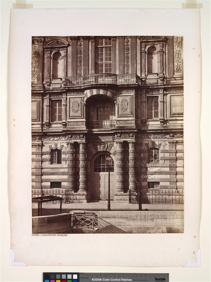 Édouard Baldus, Louvre - Bibliotheque Imperiale - NYPL Digital Collections
