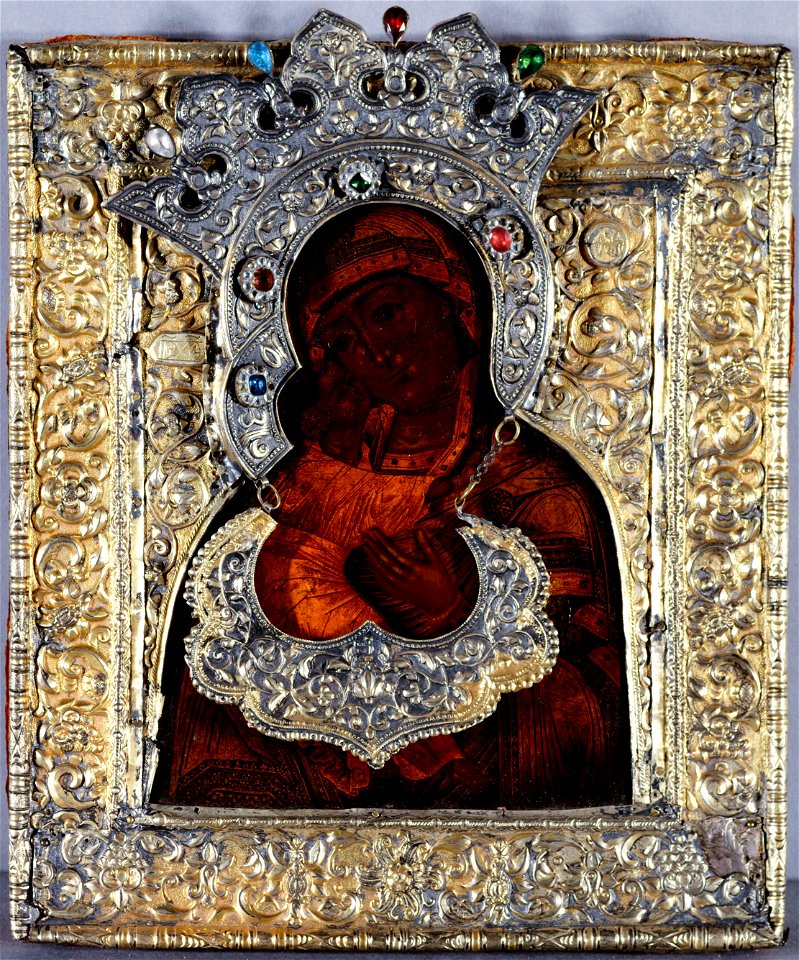 École de la région de Yaroslavl - La Mère de Dieu de Vladimir - PPP4928 - Musée des Beaux-Arts de la ville de Paris