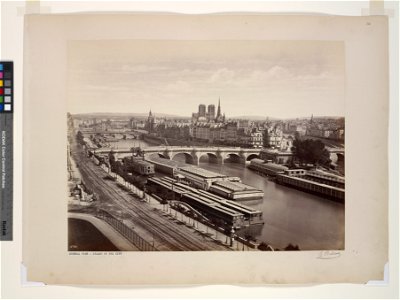 Édouard Baldus, Ile de la Cité, general view - NYPL Digital Collections