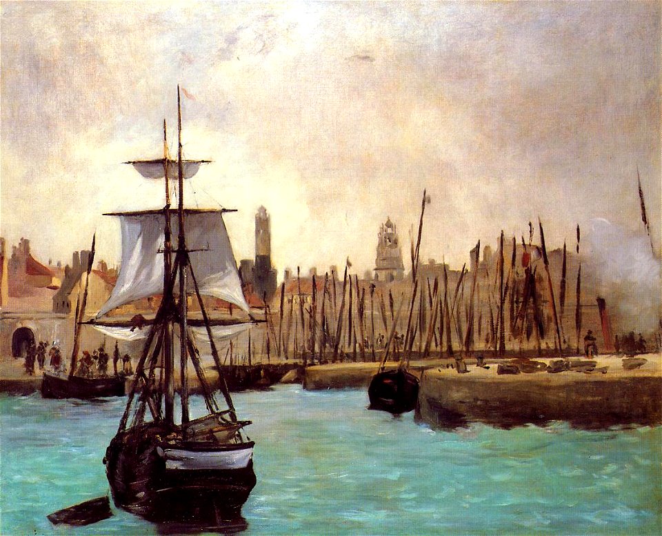 Édouard Manet - Le port de Calais