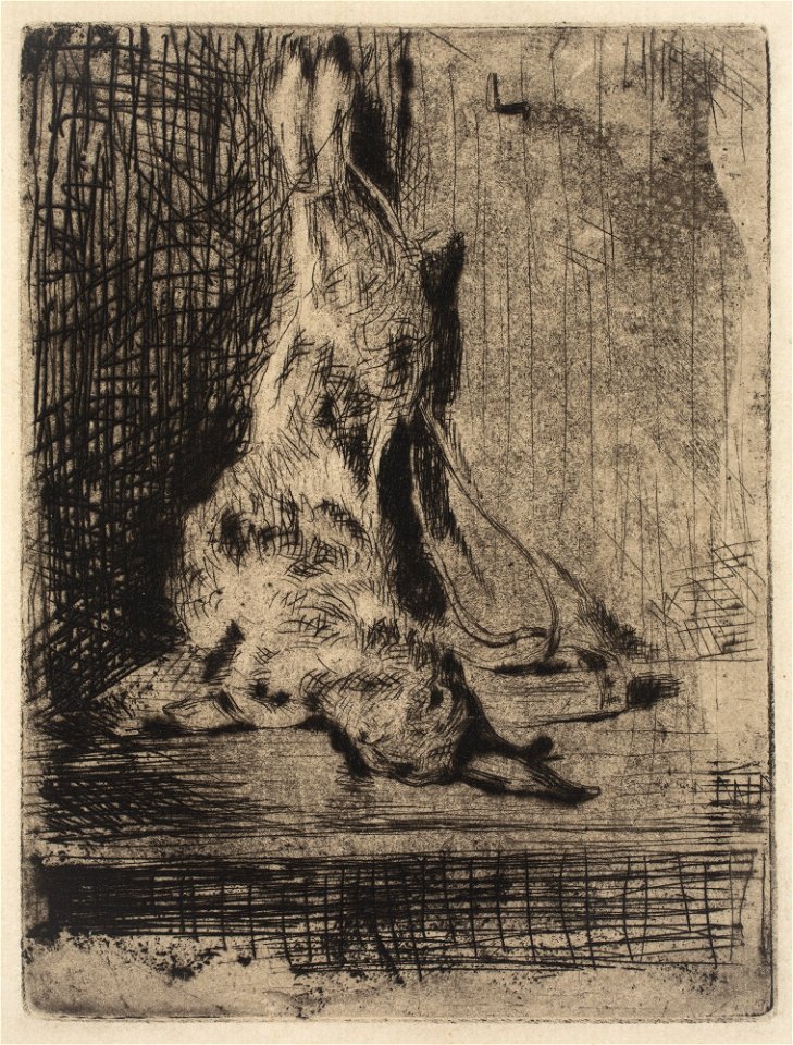 Édouard Manet - Le lapin (etching)