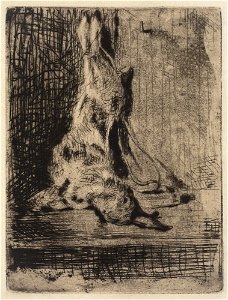 Édouard Manet - Le lapin (etching)