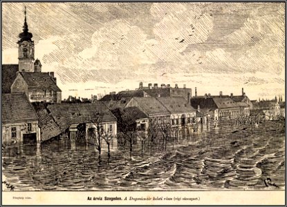 Árvíz Szegeden. Mo. és a Nagyvilág, 1879