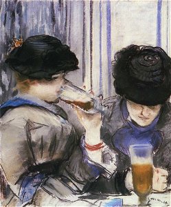 Édouard Manet - Buveuse de Bocks