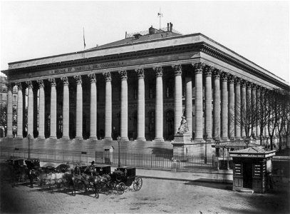 Édouard Baldus, Paris. La Bourse, between 1851 and 1870