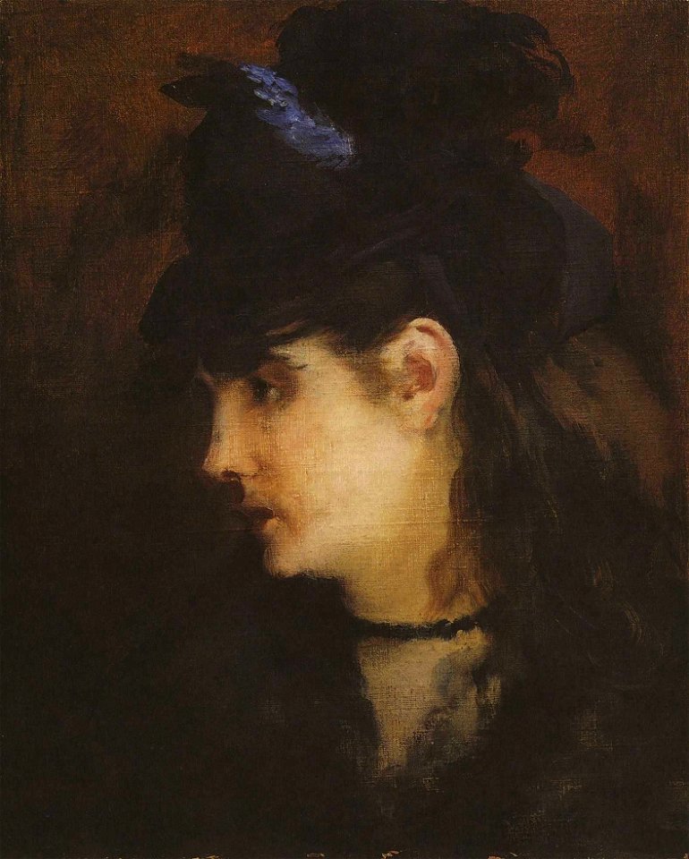 Édouard Manet - Portrait de Berthe Morisot (RW 139)