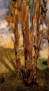 Édouard Manet - Etude d'arbres