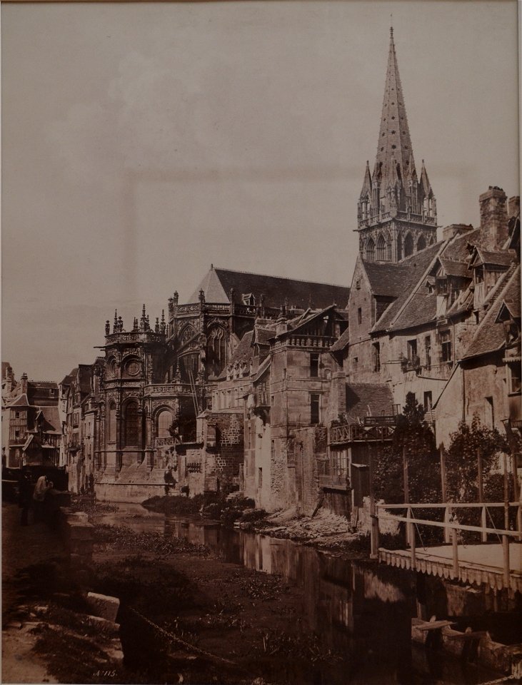 Édouard Baldus, Caen, Saint-Pierre, Vue générale, n° 115, 1858