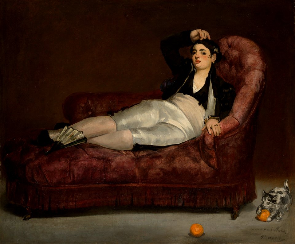 Édouard Manet - Reclining Young Woman in Spanish Costume - 1961.18.33 - Yale University Art Gallery