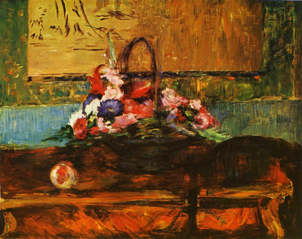 Édouard Manet - Panier fleuri