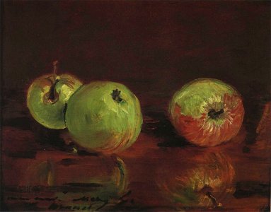 Édouard Manet - Trois pommes