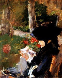 Édouard Manet - La Mère de Manet dans le Jardin de Bellevue