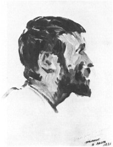 Édouard Manet - Tête d’Olivier Paine (RW 367)