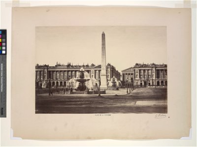 Édouard Baldus, Place de la Concorde - NYPL Digital Collections