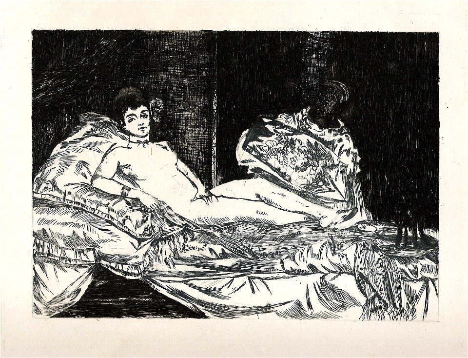 Édouard Manet L'Olympia épreuve-originale