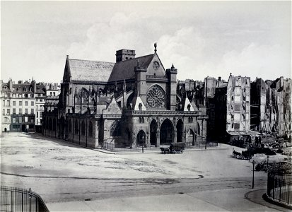 Édouard Baldus, Saint Germain l'Auxerrois - NYPL Digital Collections
