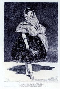 Édouard Manet - Lola de Valence (eau-forte et aquatinte)