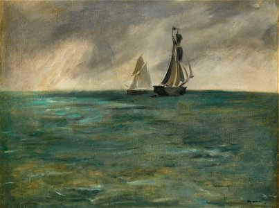 Édouard Manet - Marine, temps d’orage (RW 200)