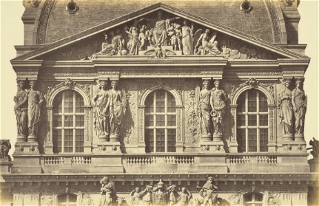 Édouard Baldus, The Second Floor of the Pavillon Richelieu, Louvre, Paris - Getty Museum